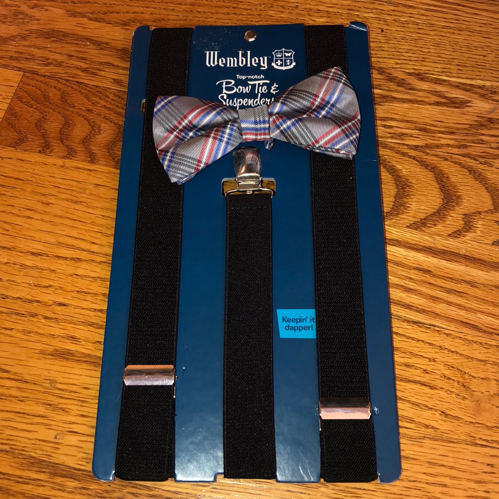 Wembly Suspender/Bow Tie